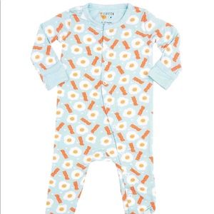 Clover Baby Footie Pajamas Bacon & Eggs